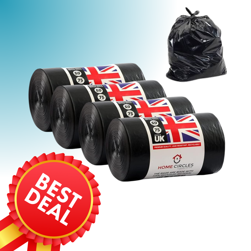 200 Heavy Duty Bin Bags / Refuse Sacks / Bin Liners / Rubbish Bags